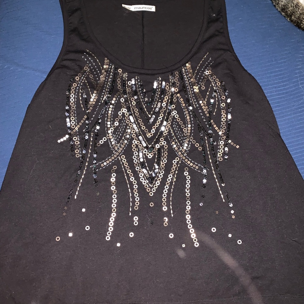 Maurices sequin tank top